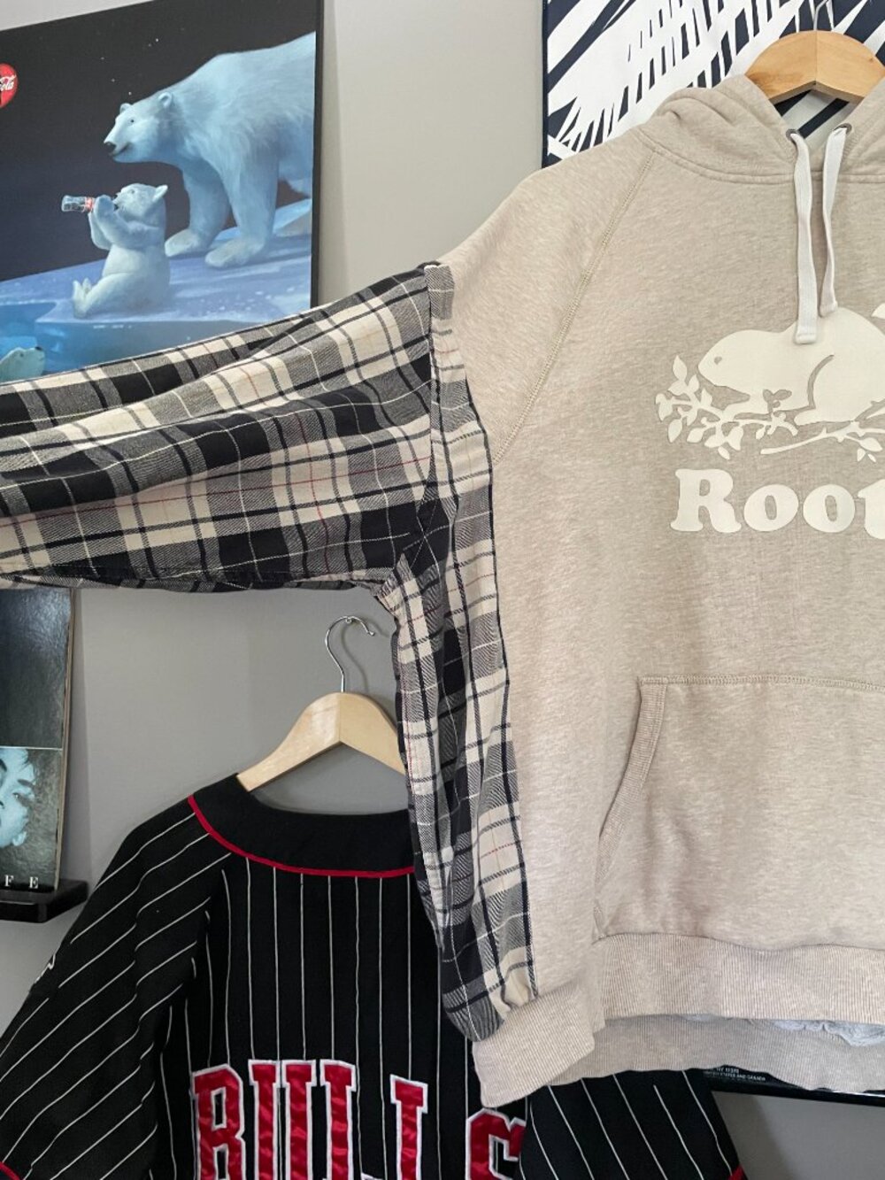 Roots Rework Flannel Hoodie - Picture 3 of 6